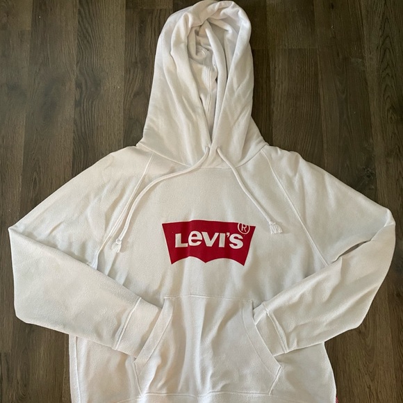 Levi's Tops - Levi’s white hooded sweatshirt